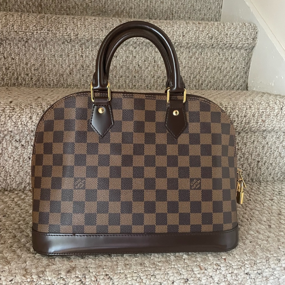 LV Damier Ebene Alma PM brown bag